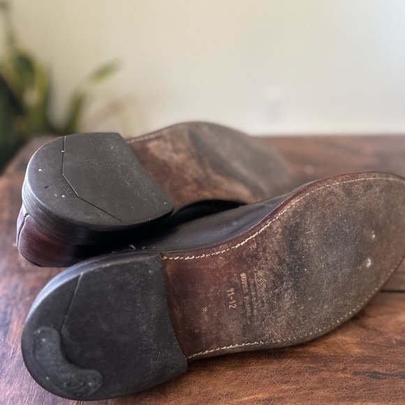 Allen Edmonds Leeds Shell Cordovan Brown Leather Derby Shoe 9591 SZ 10.5D - Picture 4 of 5
